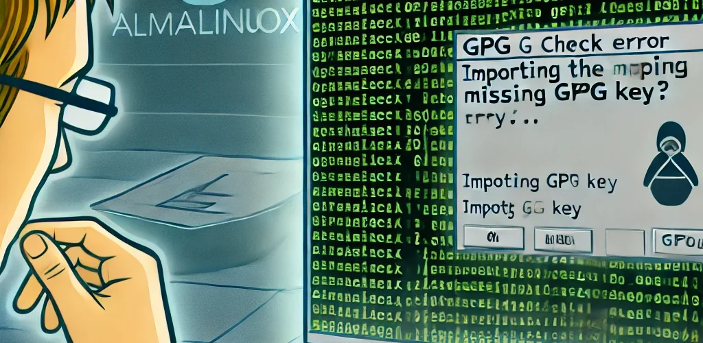 AlmaLinuxでdnfやyumを使うとGPG checkエラーになった